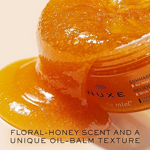 Miniatura 5 de NUXE Rêve de Miel Exfoliante nutritivo para la piel, exfoliante corporal con manteca de karité y miel, 6.7 onzas