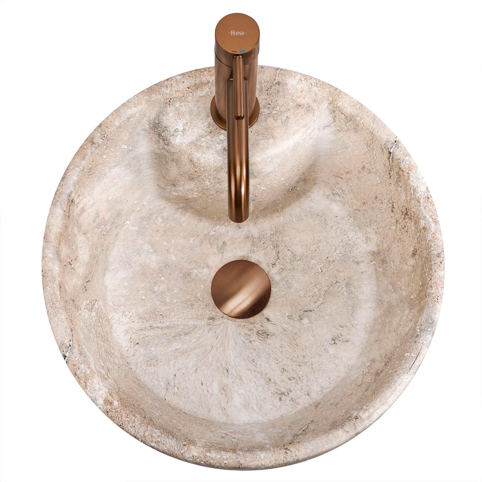 Lavabo De Pie Rea Blanka Savana Matt Beige 40X40X85Cm