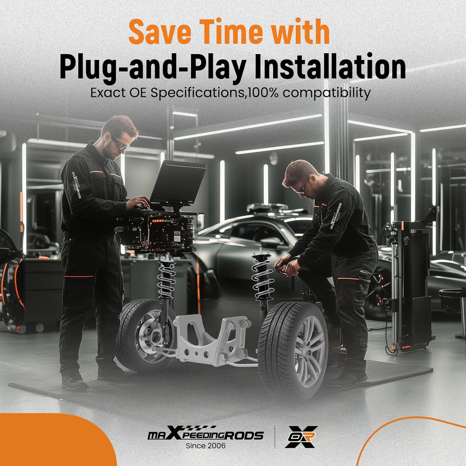 maXpeedingrods 5379 3952826 2pc Rear Coil Spring for Chevy Malibu 1978-1980 Monte Carlo El Camino GMC Caballero 1978-1984 Buick Century Regal 1978-1987 Oldsmobile Cutlass Pontiac Grand Prix 1978-1982