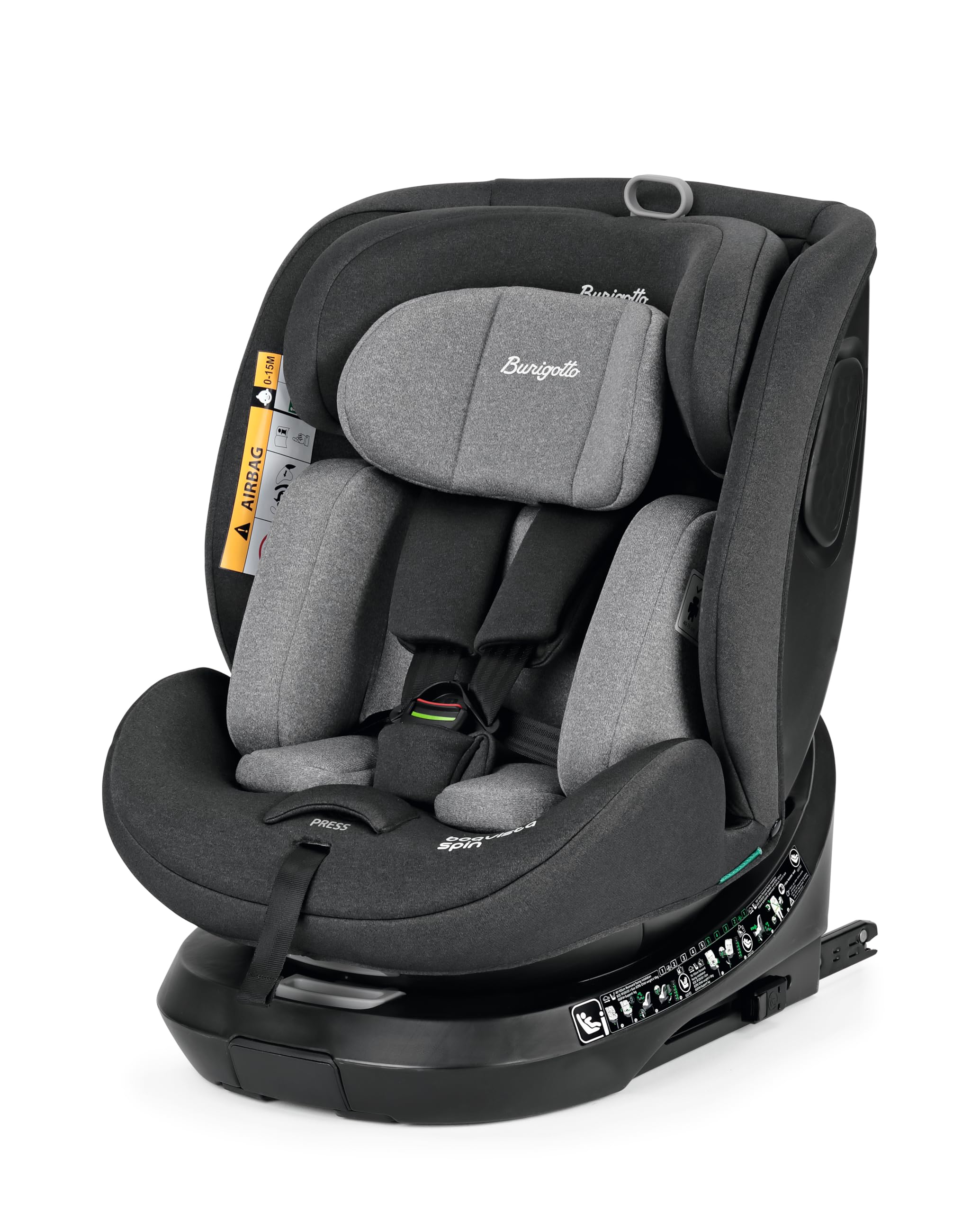 Seggiolino Auto Girevole Boavista Spin - I-Size 0-12 Anni, Fino A 150 Cm