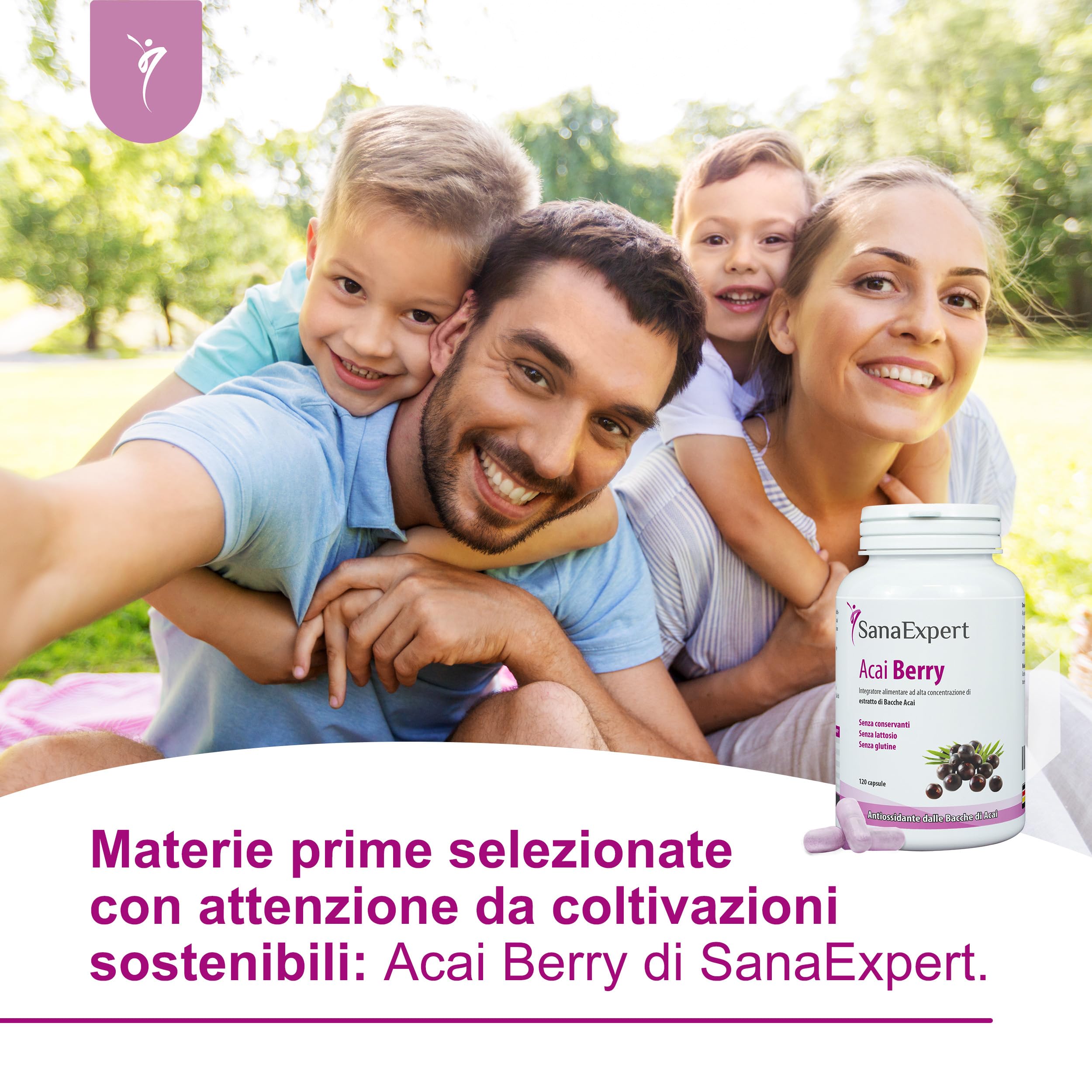 SanaExpert Beauty & Antiossidanti Bundle – ElaBeauté Collagene Verisol® 150g + Acai Berry 120 Capsule – Con Q10, Biotina e Estratto di Açaí – Prodotto in Germania