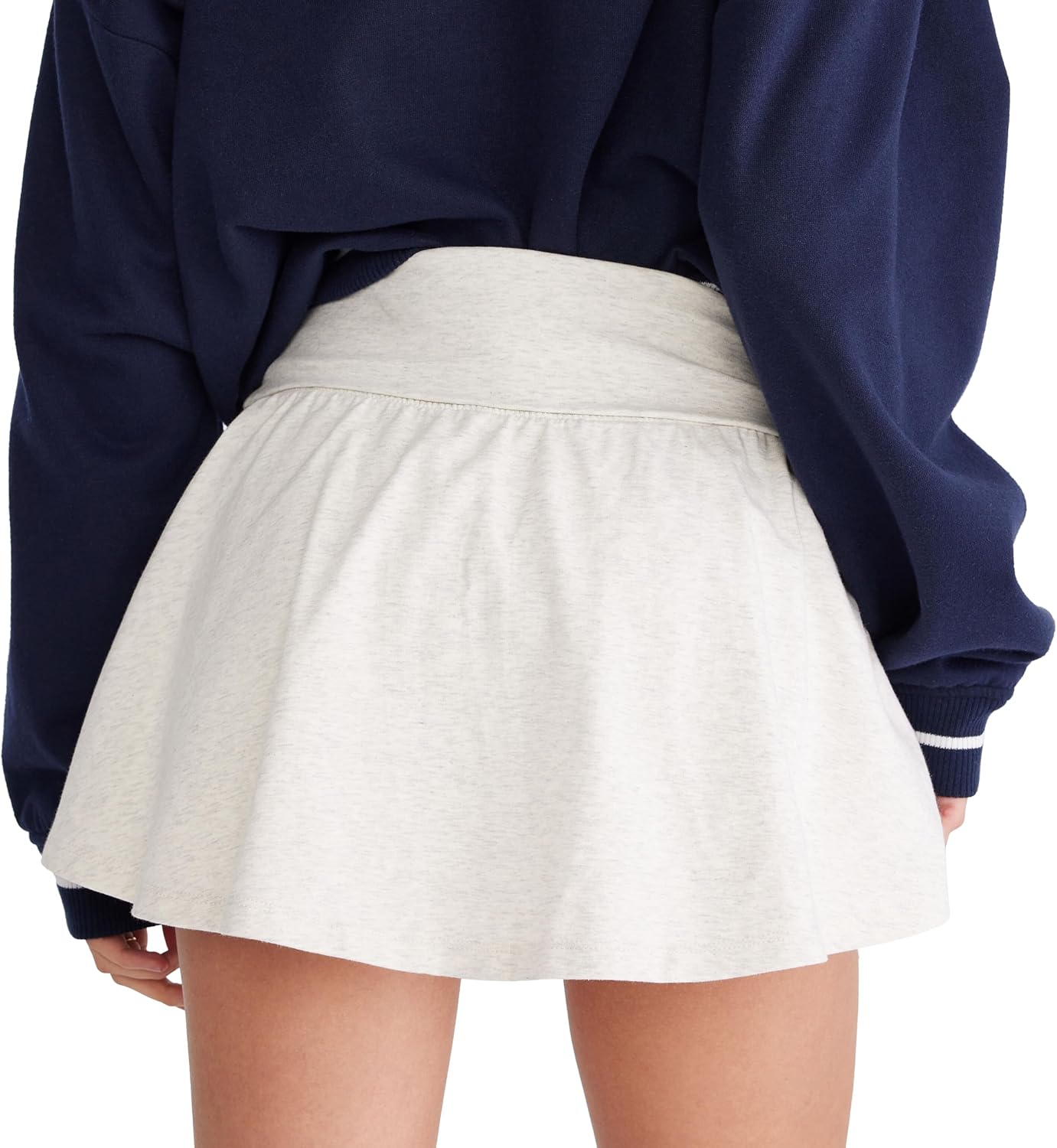 Aeropostale Women's Mid Rise Foldover Skort