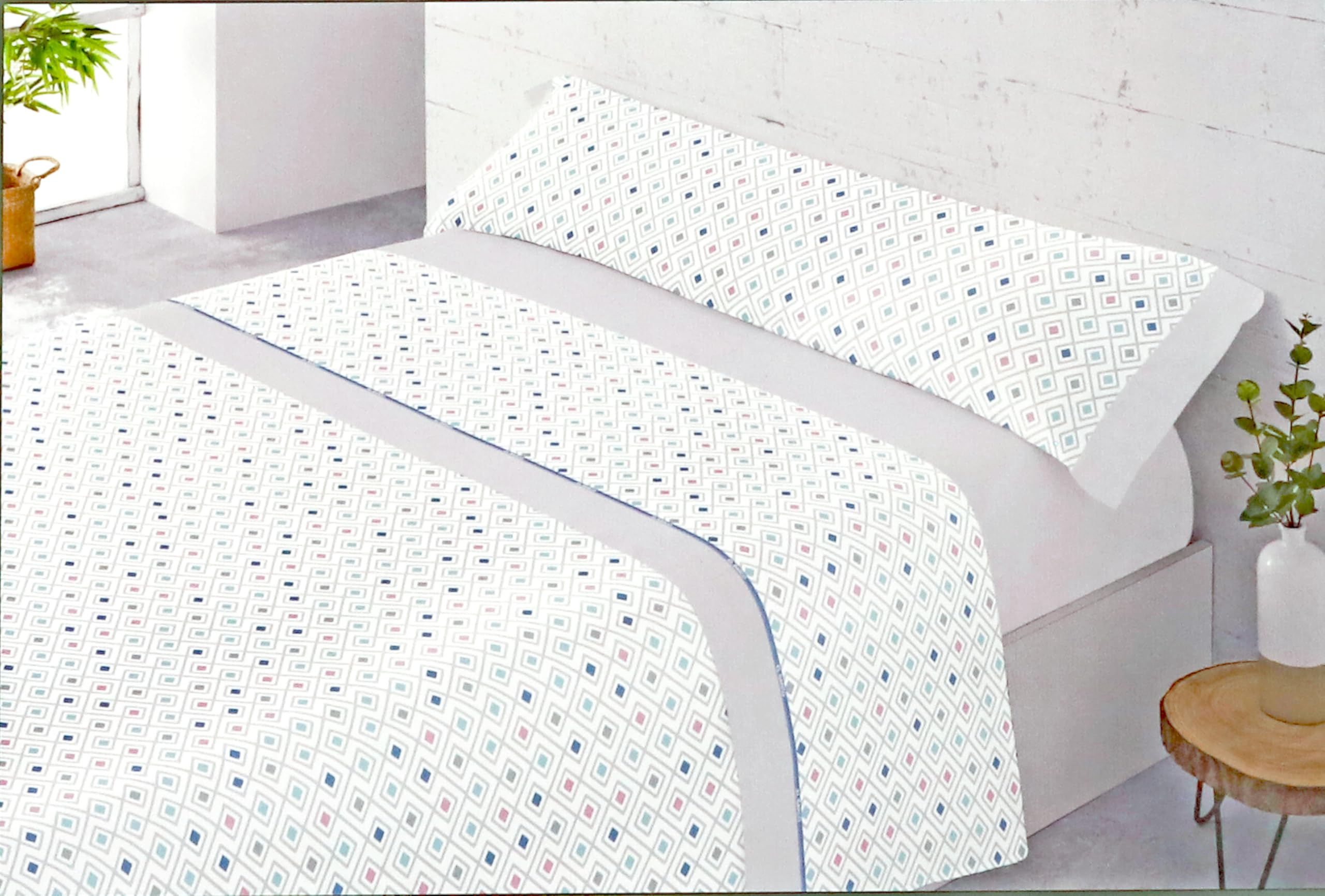 various Juego de Sábanas Infantiles Cama 90x190/200 cm – 3 Piezas (Encimera + Bajera Ajustable + Funda de Almohada) – 50% Algodón 50% Poliéster, 144 Hilos - Modelo Unicornio — view 13