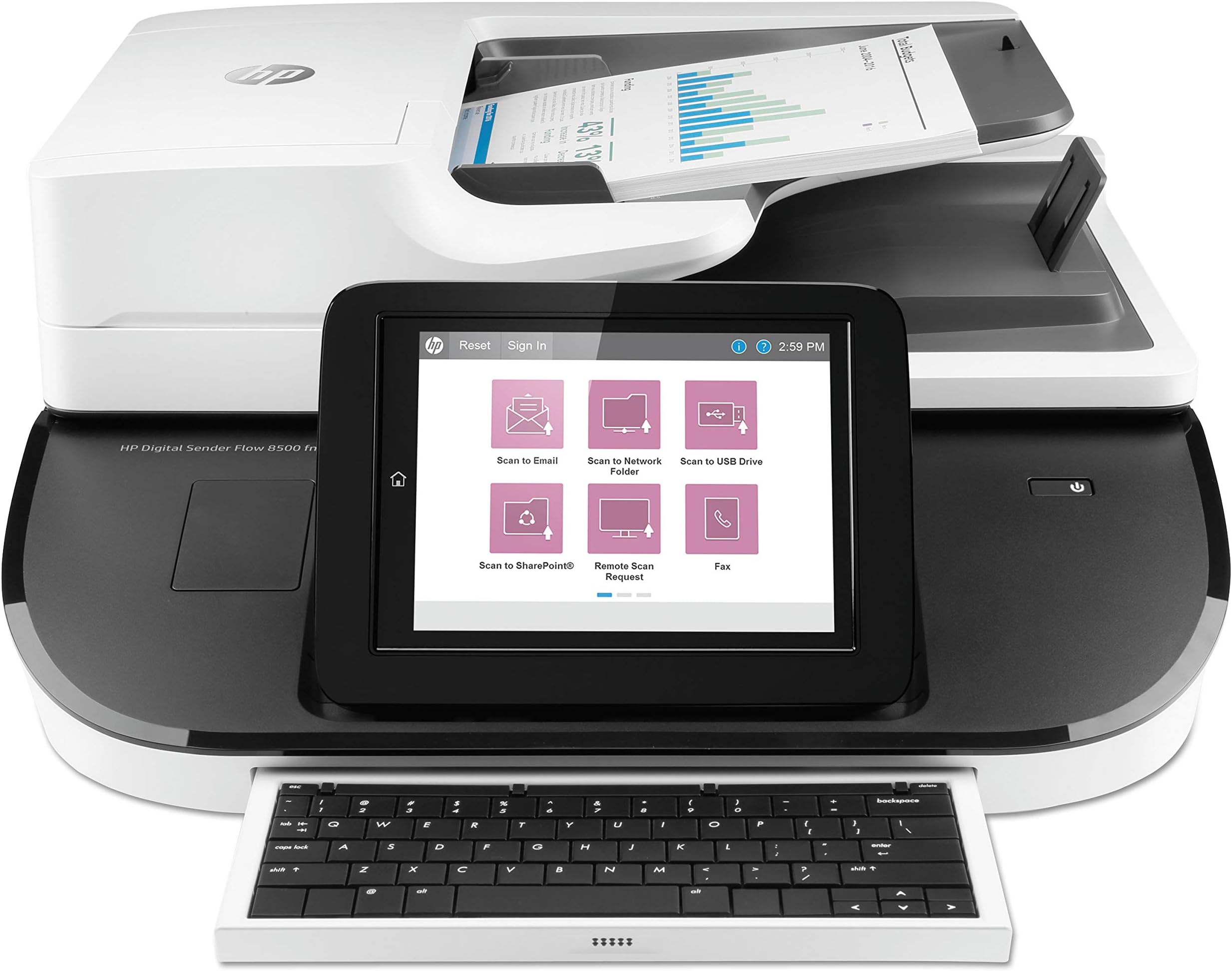 Digital Sender Flow 8500 fn2 OCR Document Capture Workstation (L2762A)