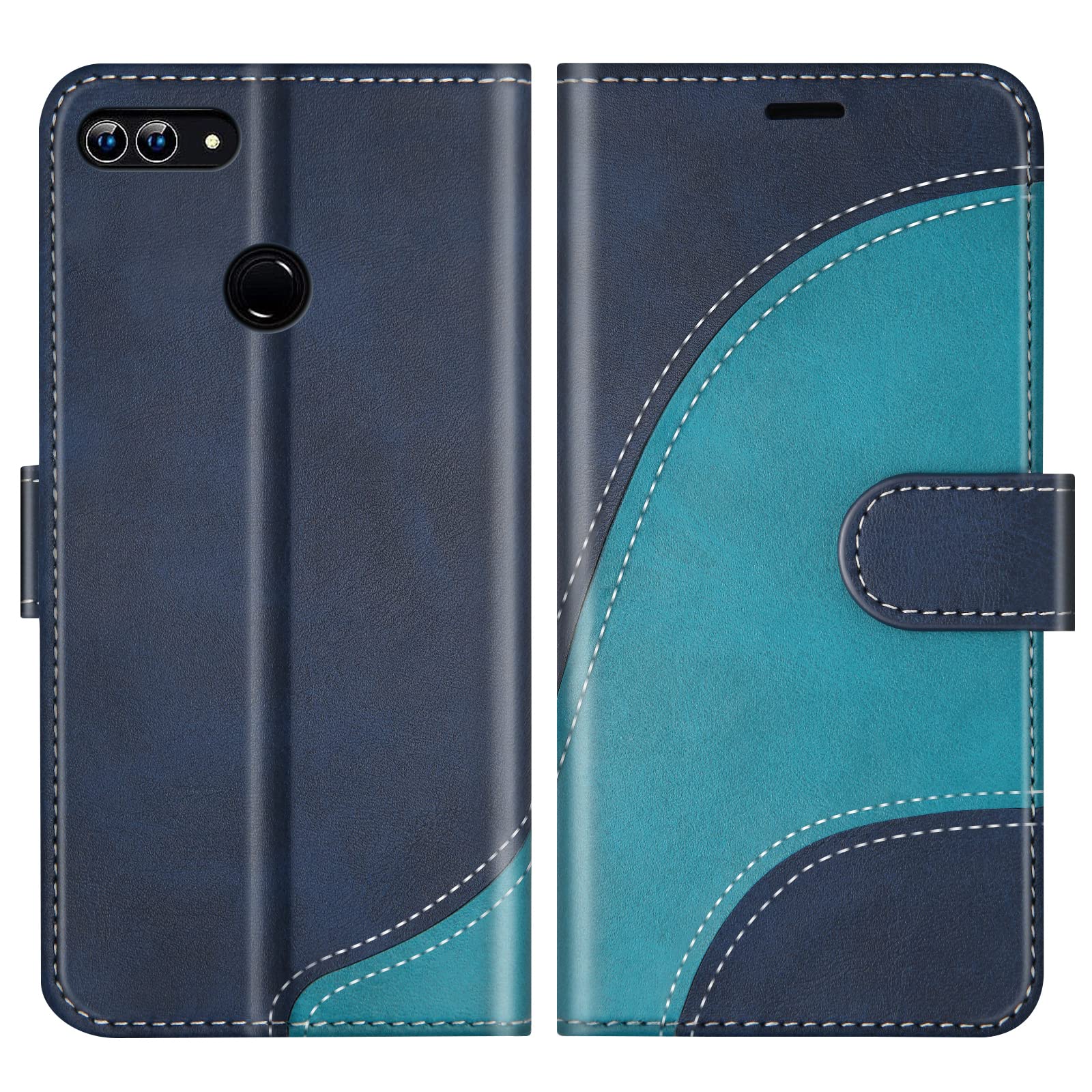 AICEK Compatibile con Huawei P Smart Cover, Protettiva Silicone Custodia Bumper Case Molle di Sottile Antiurto Nero