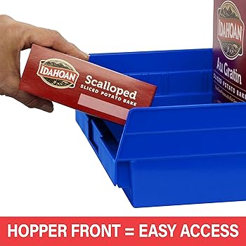 Amazon.com: Akro-Mils 30178 Plastic Shelf Bins, Heavy Duty Storage