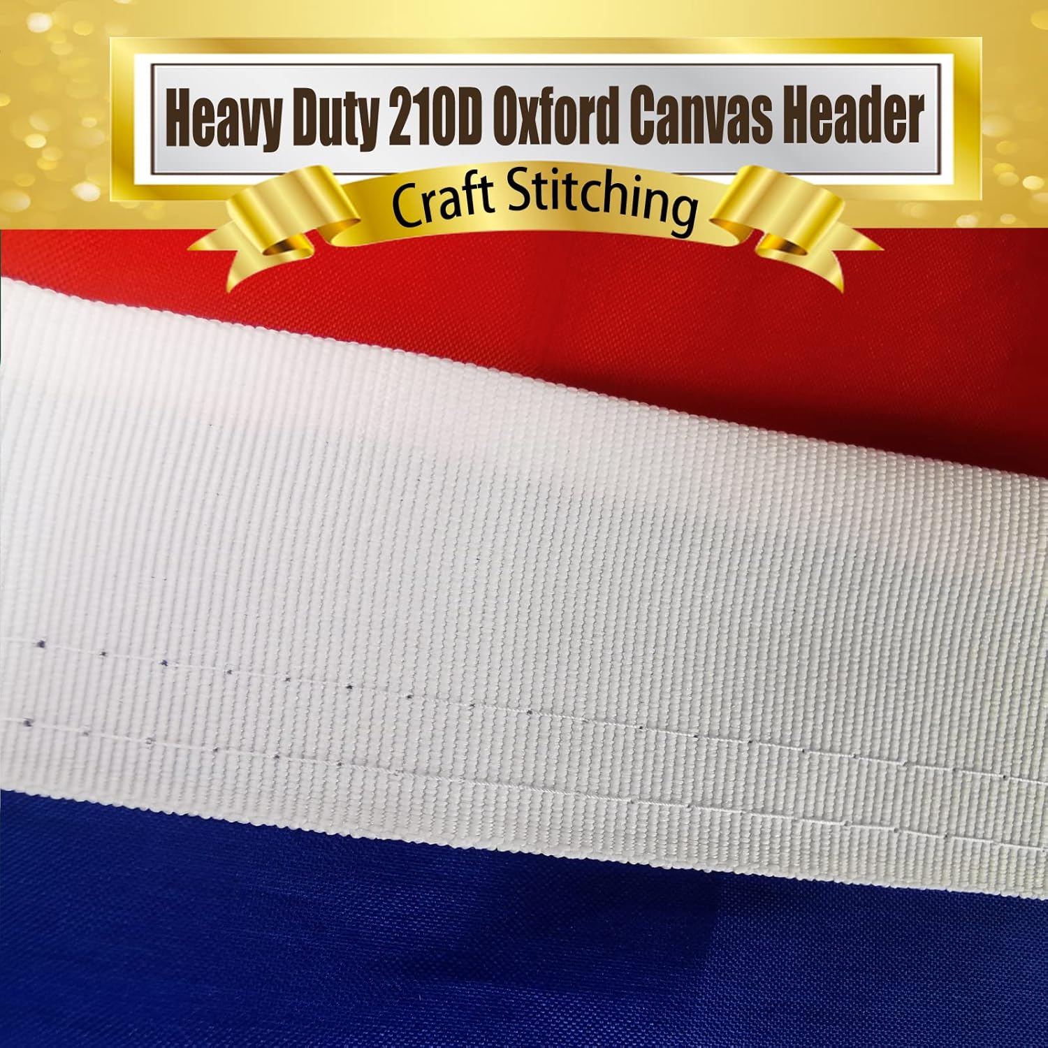 tnpun French Flag 3x5 Outdoor Double Sided France Flags Vivid Color Heavy Duty 210D Nylon Cloth National Country Flags with 2 Brass Grommets 4 Rows of Stitches