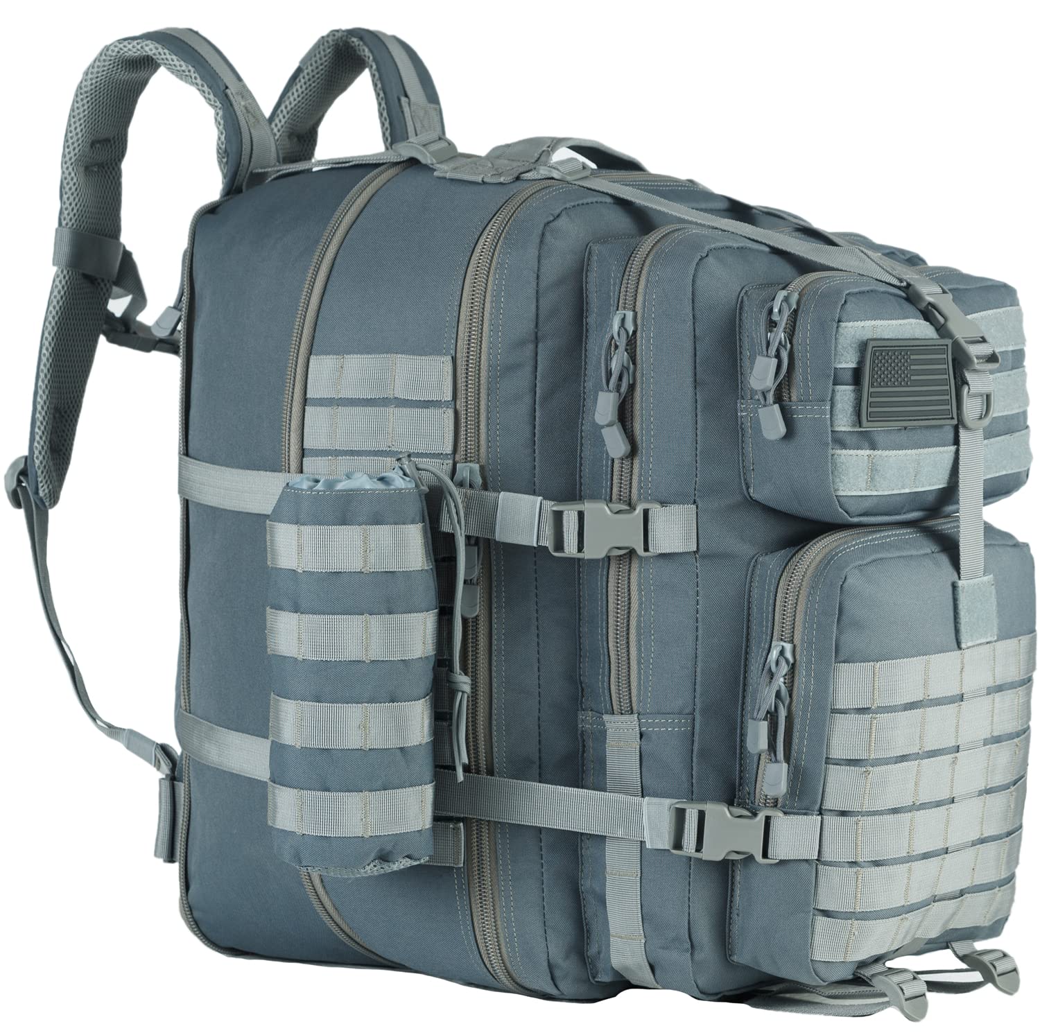 GZ XINXING 64L Large 3 day Molle Pack Military Tactical Army Backpack Bug Out Bag Rucksack For Men