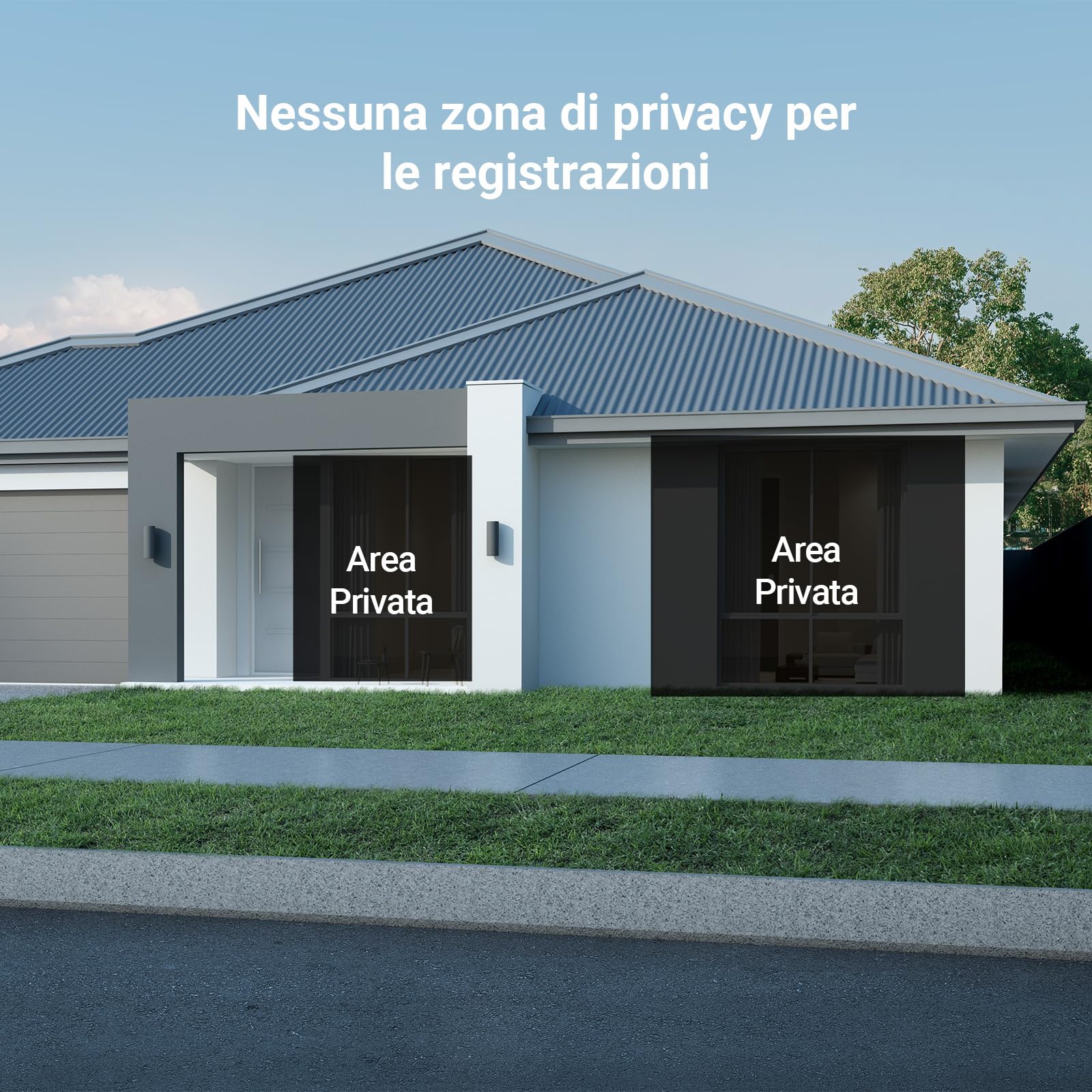 EZVIZ CP3 Pro Video Campanello a Batteria con Telecamera WiFi 2K, Rilevamento di Persone, Visione Notturna a Colori, Audio Bidirezionale, Pannello Solare Incluso, 8GB eMMC, Impermeabile, Alexa
