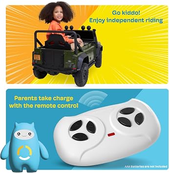 Kidzone Licensed Land Rover Defender 110 SVX 12V Ride On Car for Kids Ages 38, Electric SUV Toy with Parent Remote Control, Bluetooth Music, LED Headlights, Off-Road Wheels, Pink