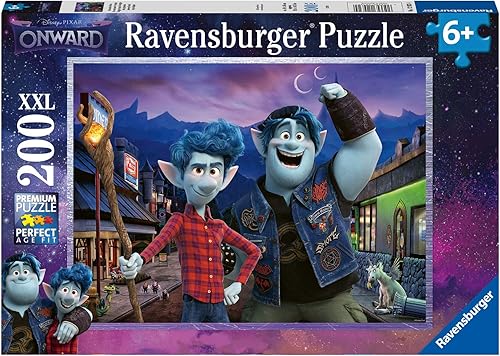 Miniatura 2 de Ravensburger 12932 Disney Onward - Rompecabezas de 200 piezas para niños, cada pieza es única, las piezas encajan perfectamente