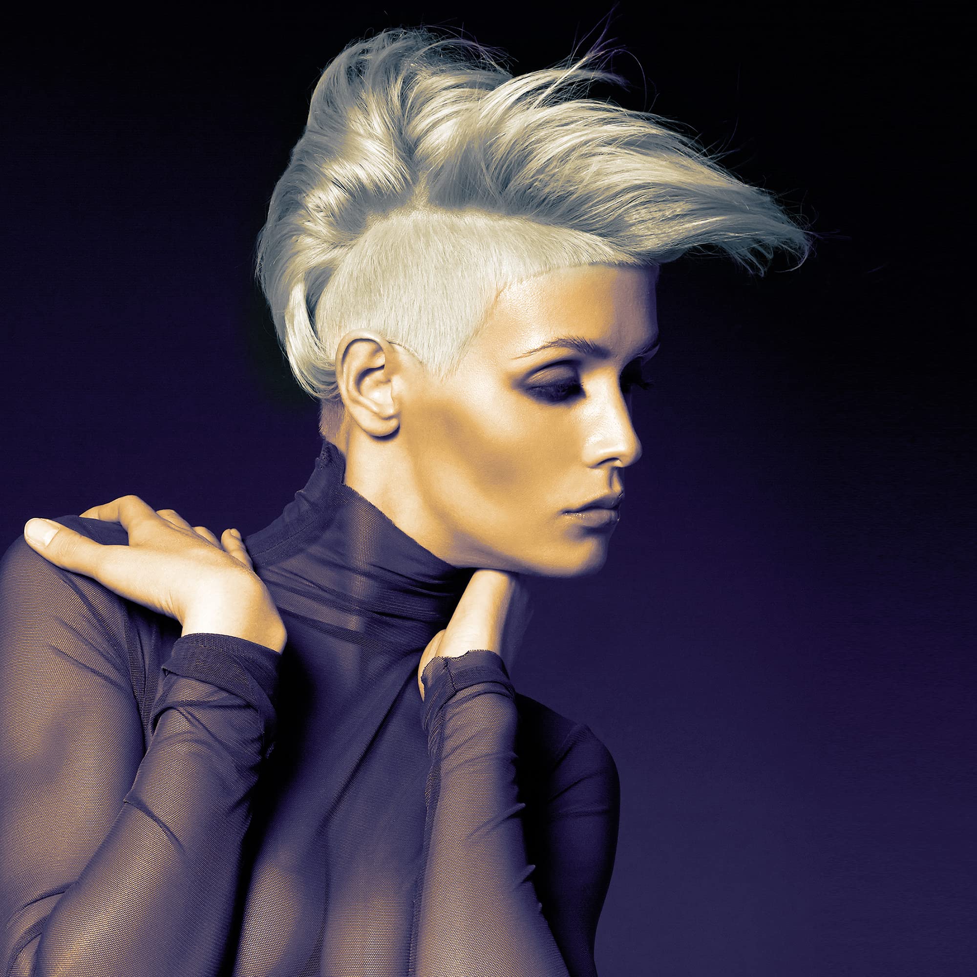 PostQuam - Polvo Decolorante Azul Cool Blonde - Pack 4x500g - Aclara hasta 9 Tonos - Decoloración Profesional para Cabello - Bajo Olor a Amoníaco - Polvo Microgranulado Compacto