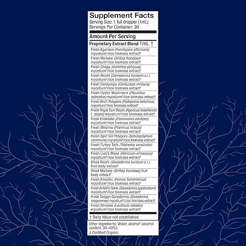 Miniatura 2 de Host Defense, MyCommunity Extract, apoyo inmunológico avanzado, suplemento de hongos con melena de león y reishi, liso, 1 onza líquida
