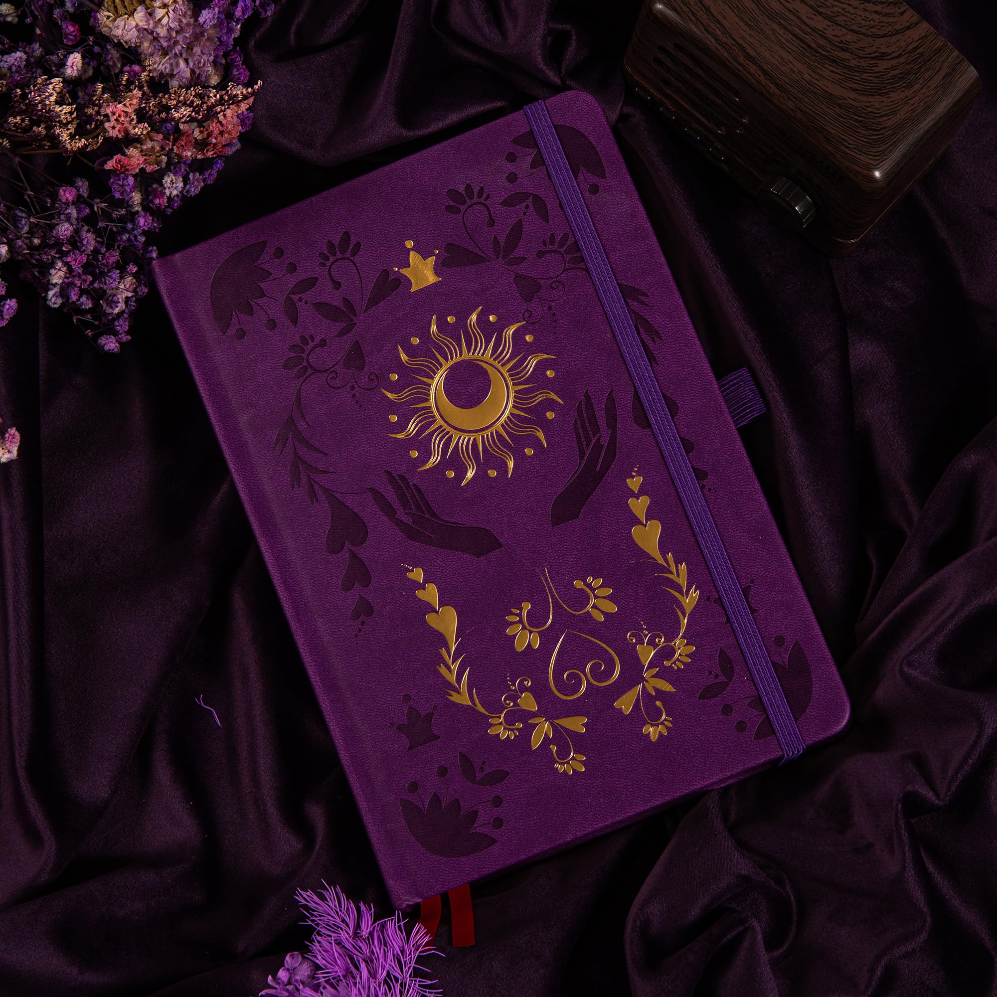 MGGAO Cuaderno Rayado para Mujeres y Hombres, Diarios para Escribir | Cuaderno de Rayas Universitarias Estéticas A5 para el Trabajo, Viajes, Escuela, 318 Páginas Numeradas