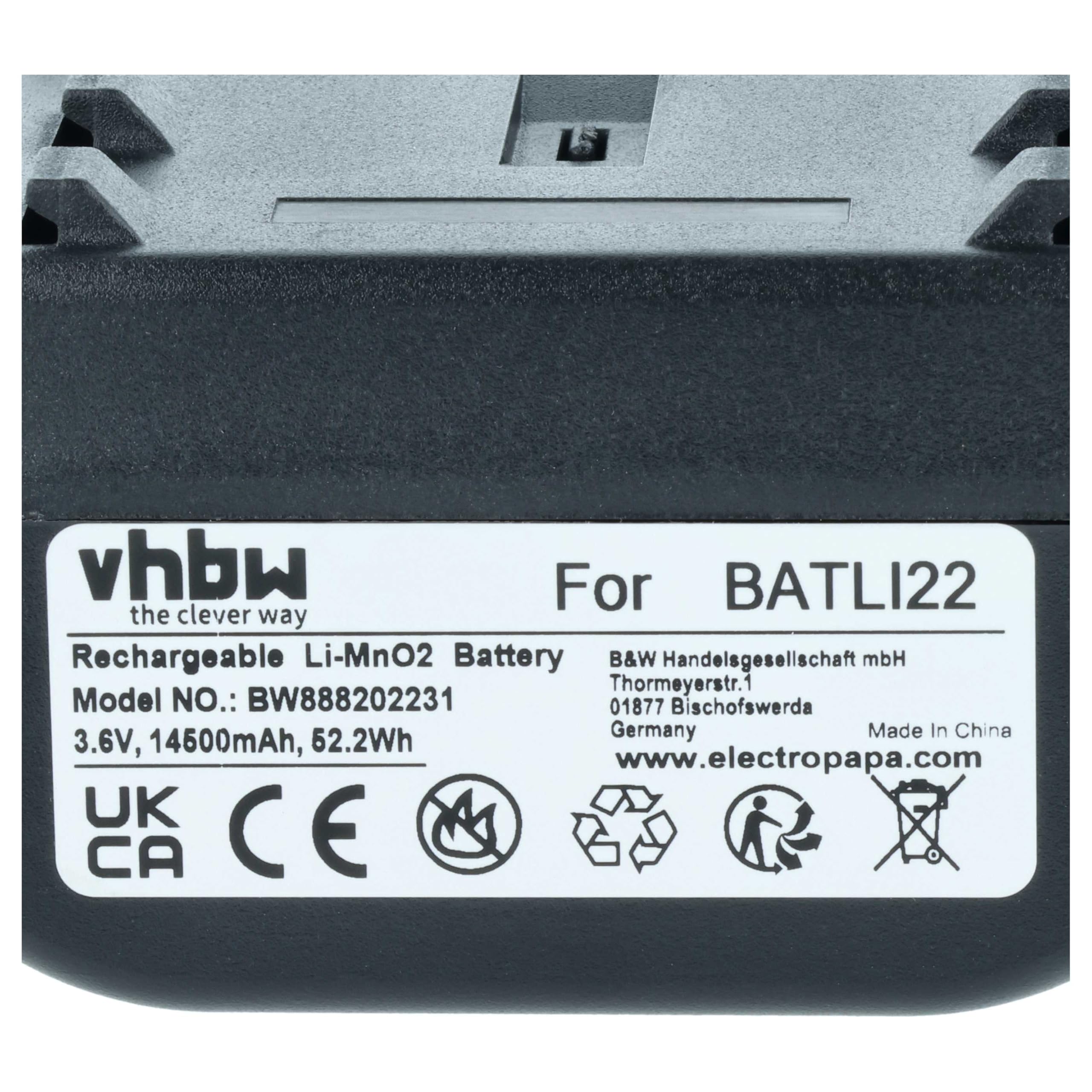 vhbw Pile Compatible avec Daitem D22 SH425AX