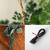Vista 7 de Tangyinrd 300 lazos de plástico verde de 5 pulgadas, bridas para cables, para bolsos, herramientas de jardinería