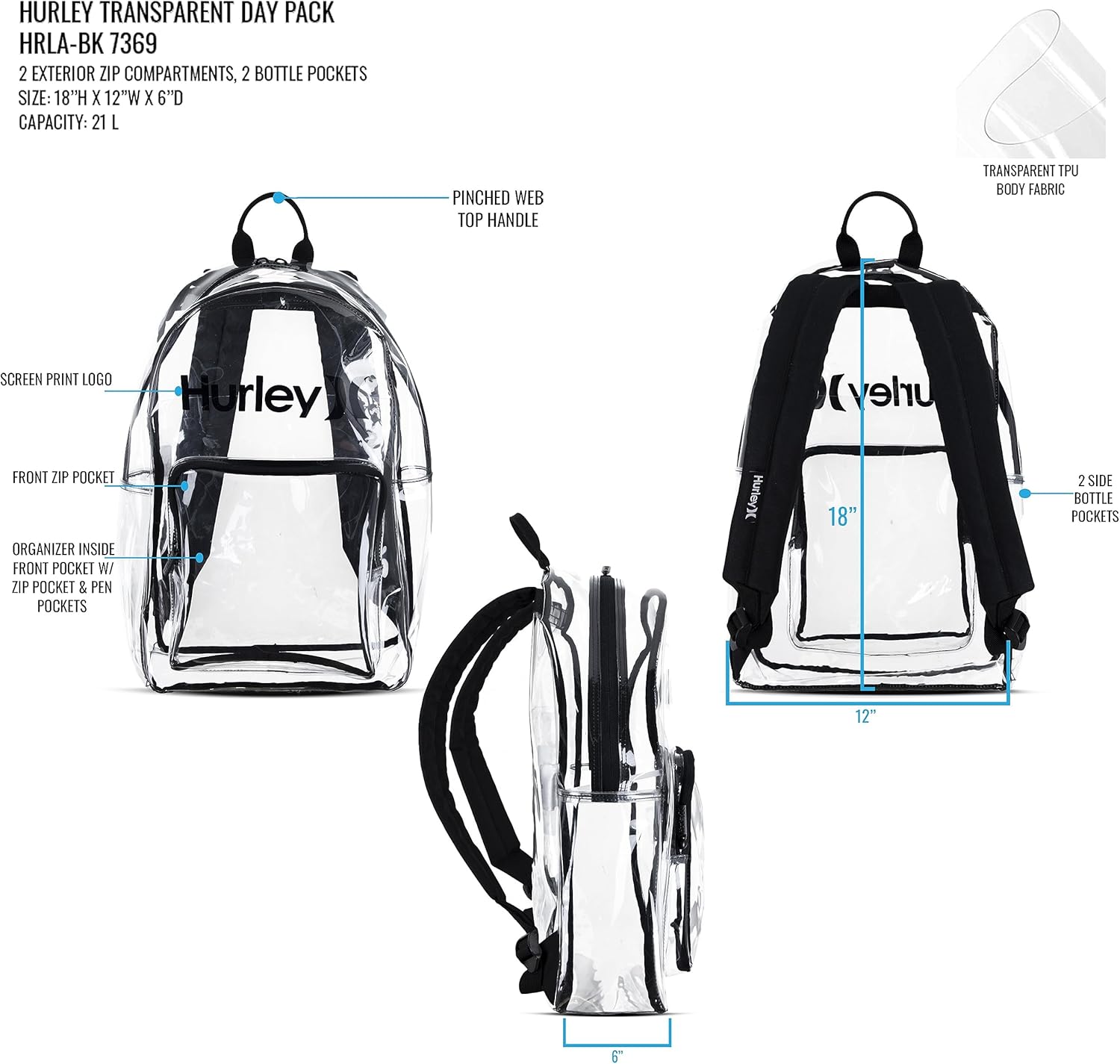 One and Only Clear Backpack - Image 7