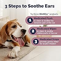 Vista 8 de Vetnique Oticbliss - Tratamiento de infección de oído para gatos y perros, gotas para aliviar la alergia del oído del perro, tratamiento