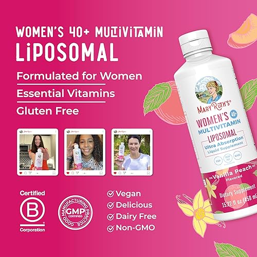 Miniatura 8 de MaryRuth's - Liposomal multivitamínico para hombres con soporte hormonal  Absorción mejorada  Apoyo inmunológico, salud reproductiva, aumento del