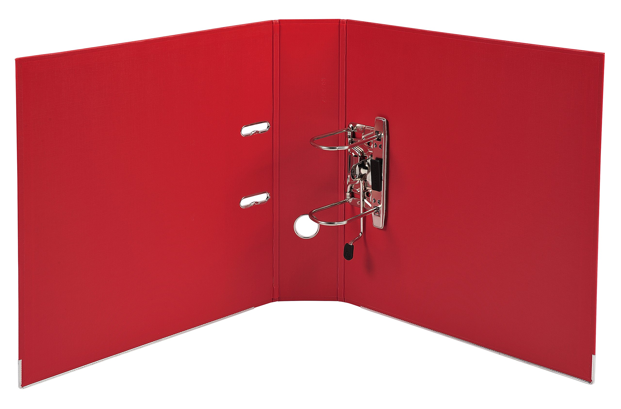 Exacompta - Réf. 53345E - Carton de 10 classeurs à levier A4 MAXI Prem'Touch - Dos 80 mm - Mécanique 80 mm - Dimensions extérieures : 32 x 30 x 8 cm - Format à classer A4 Maxi - Coloris : Rouge