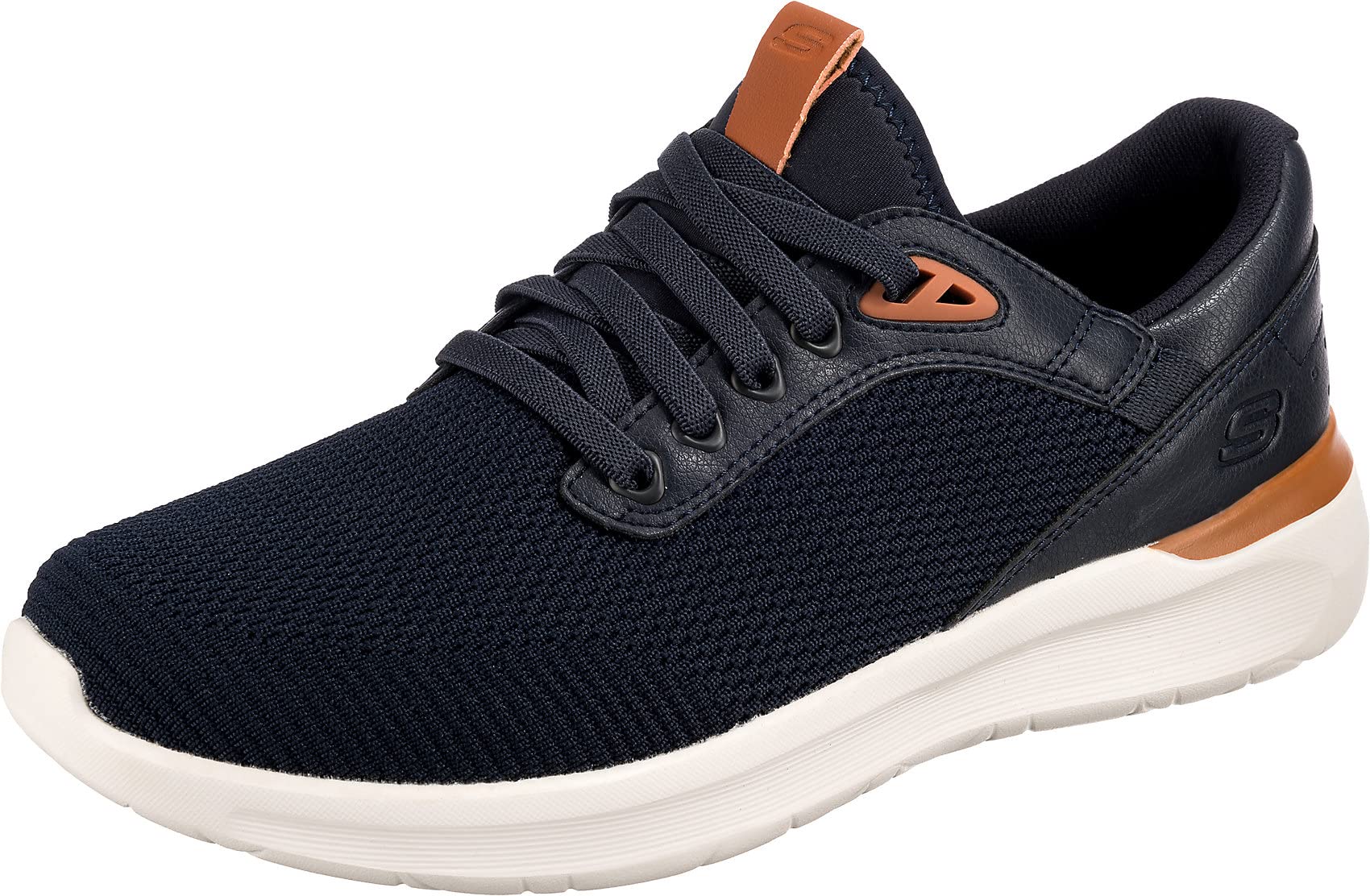 Skechers Men's Lattimore Lasiter Sneaker, Navy Mesh/Synthetic, 10 UK