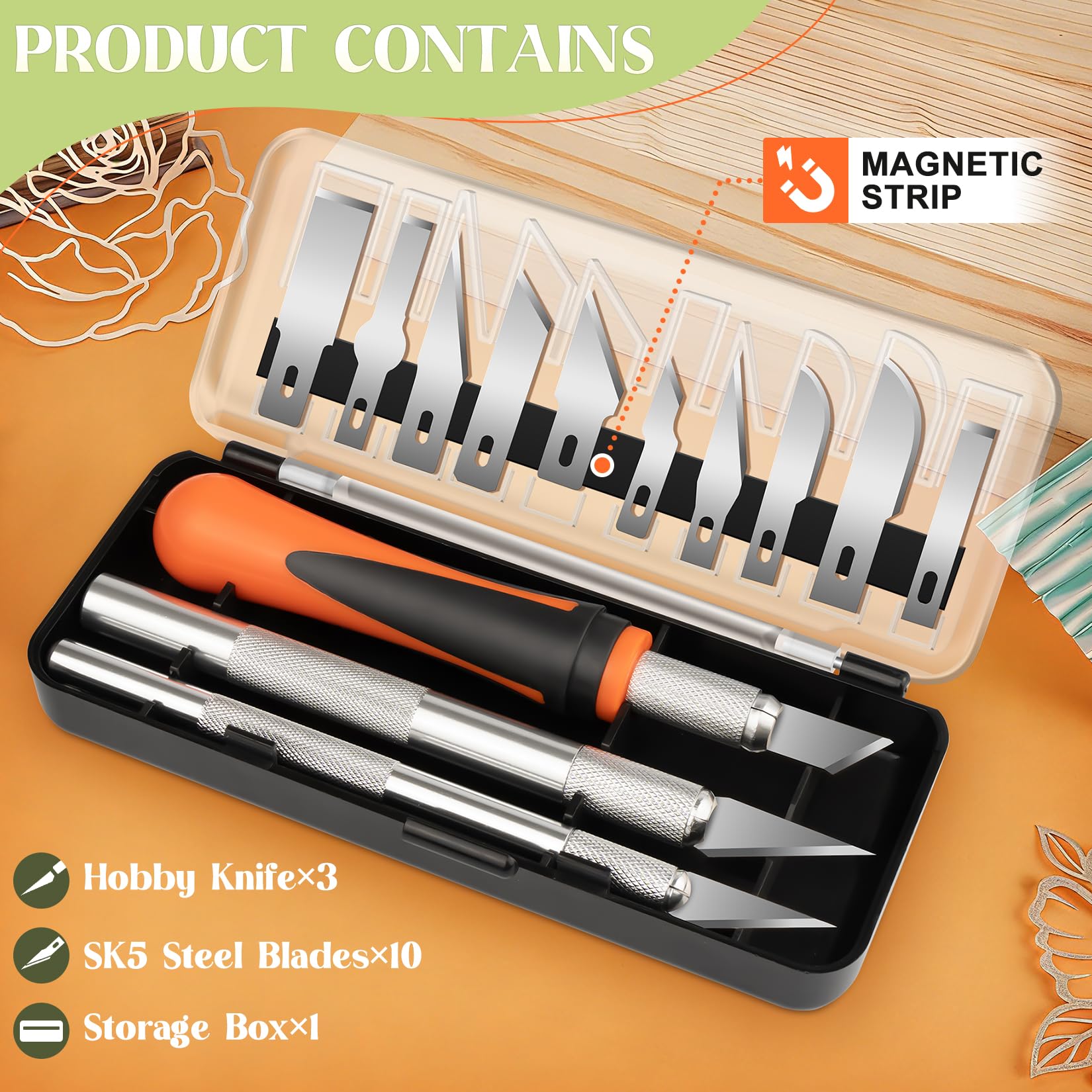 Jetmore Exacto Knife Set - 16 Blades -6