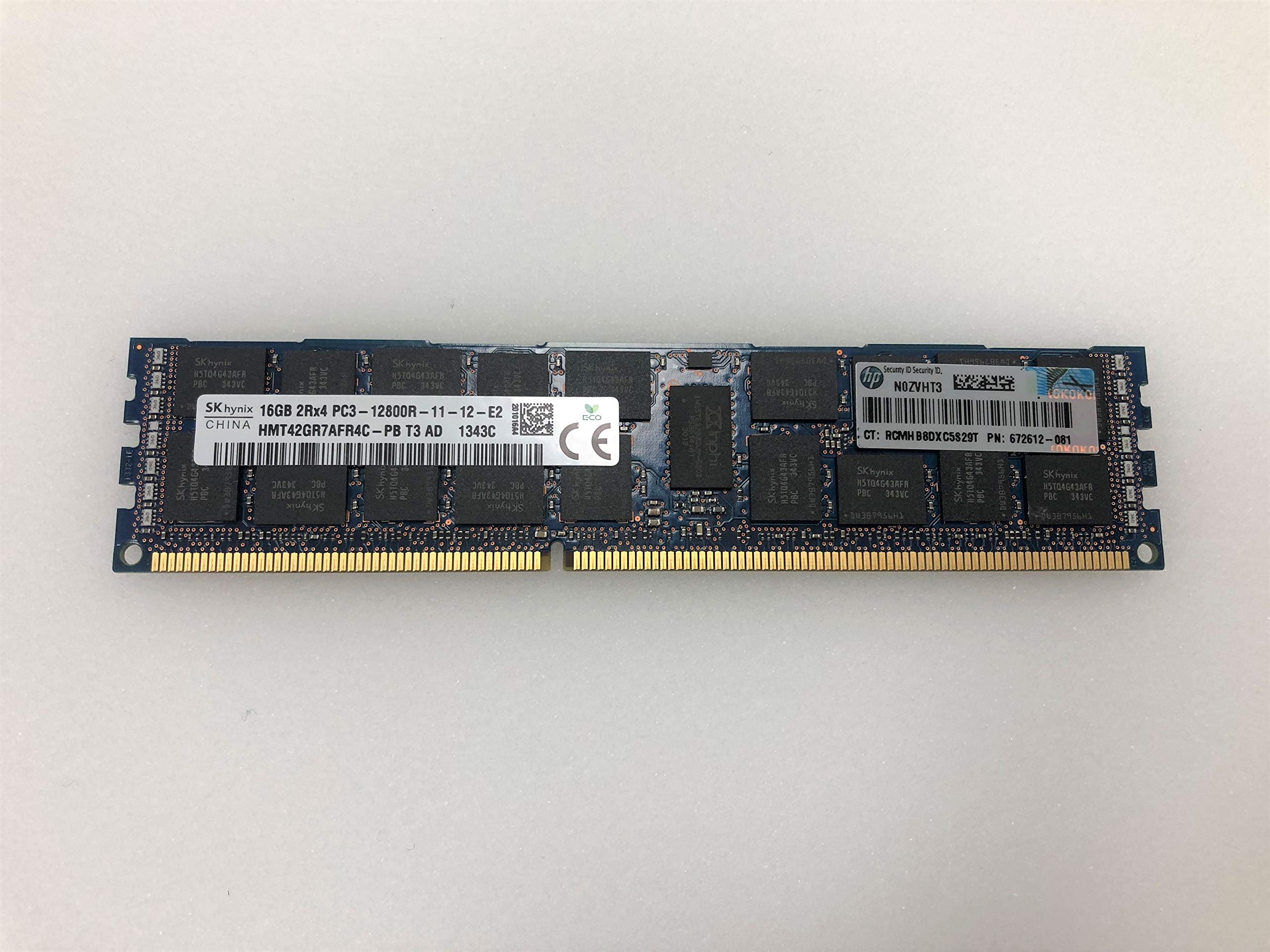 HP 672631-B21 672612-081 16GB (1X16GB) 2RX4 PC3-12800R Memoria - Foto 9