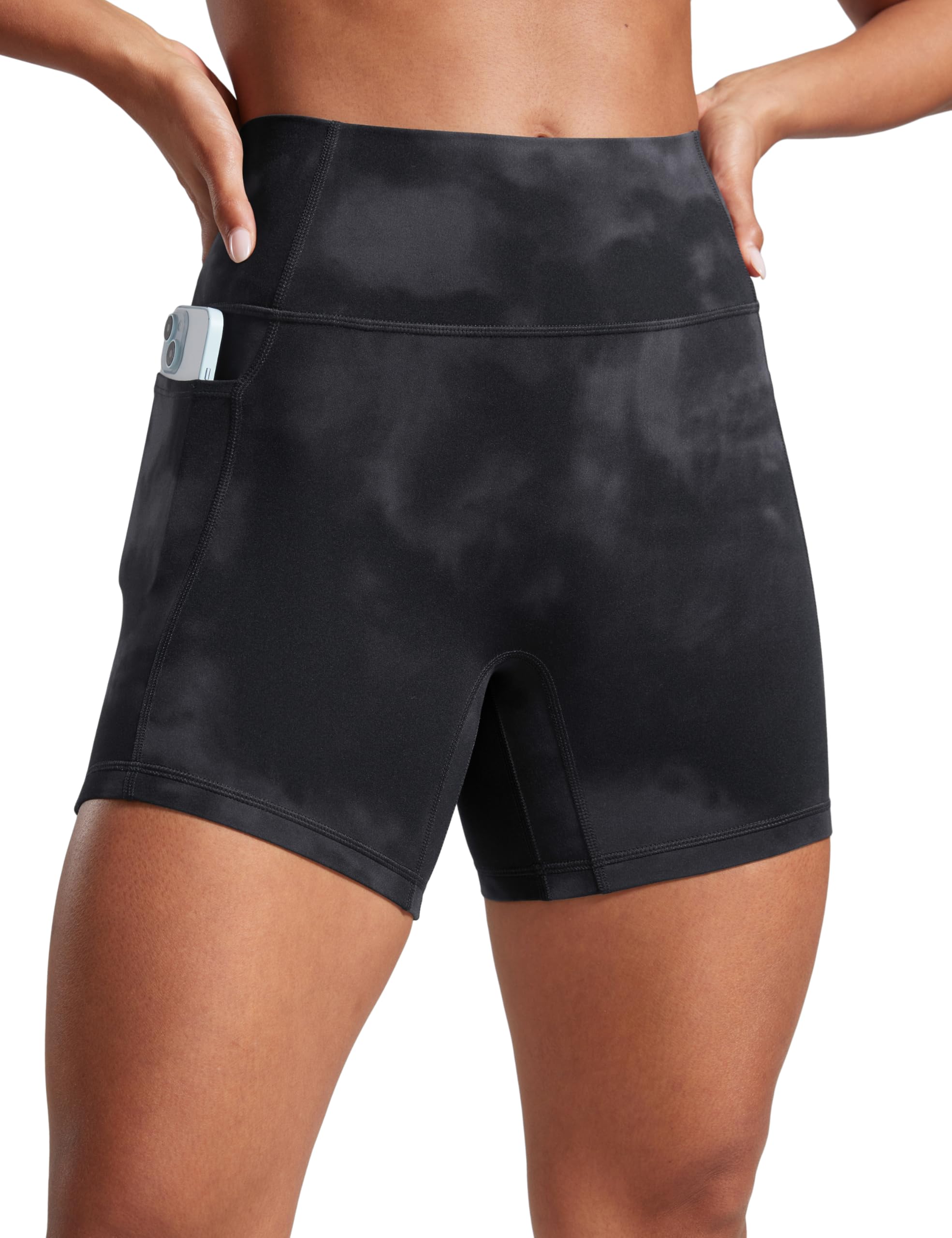 CRZ YOGA Secretsculpt Butterlift Biker Shorts Pockets 5