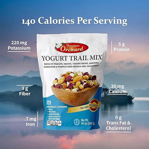 Miniatura 5 de MEZCLA DE FRUTOS SECOS CON YOGURT DE PREMIUM ORCHARD - Mezcla de semillas, yogur, frutas y frutos secos - Mezcla a granel de frutos secos mixtos y