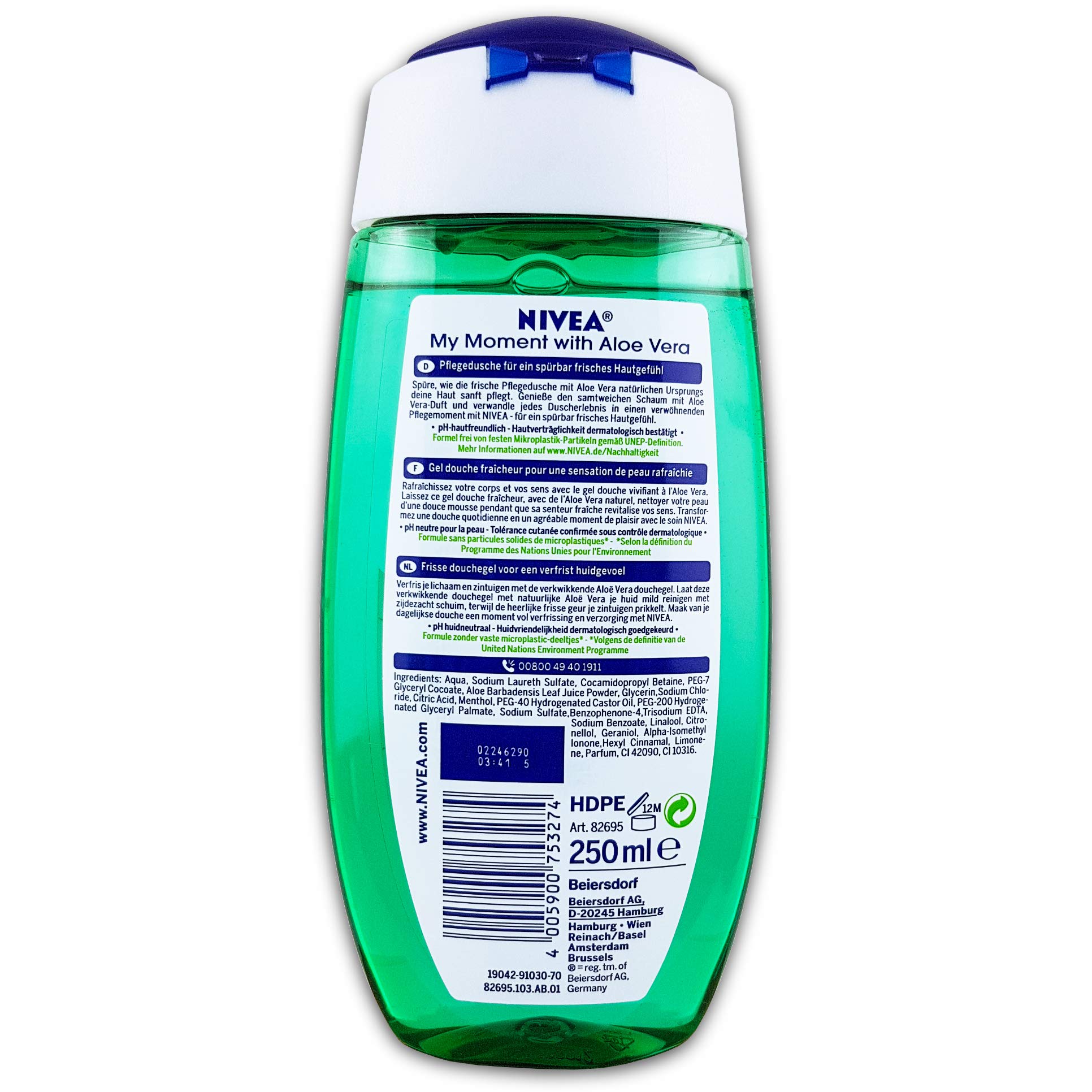 NIVEA Pflegedusche Duschgel Aloe Vera 250 ml : Amazon.de: Kosmetik