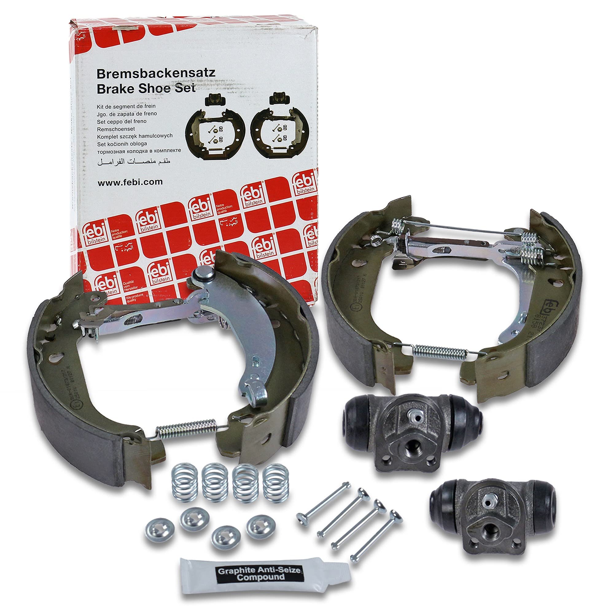 febi bilstein 37237 Bremsbackensatz mit Anbaumaterial, 1 Stück