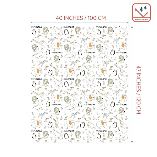 Miniatura 7 de Tapete de salpicaduras para bebé debajo de la silla alta  30 alfombrillas desechables e impermeables  40 x 47 pulgadas tapete de actividad multiusos