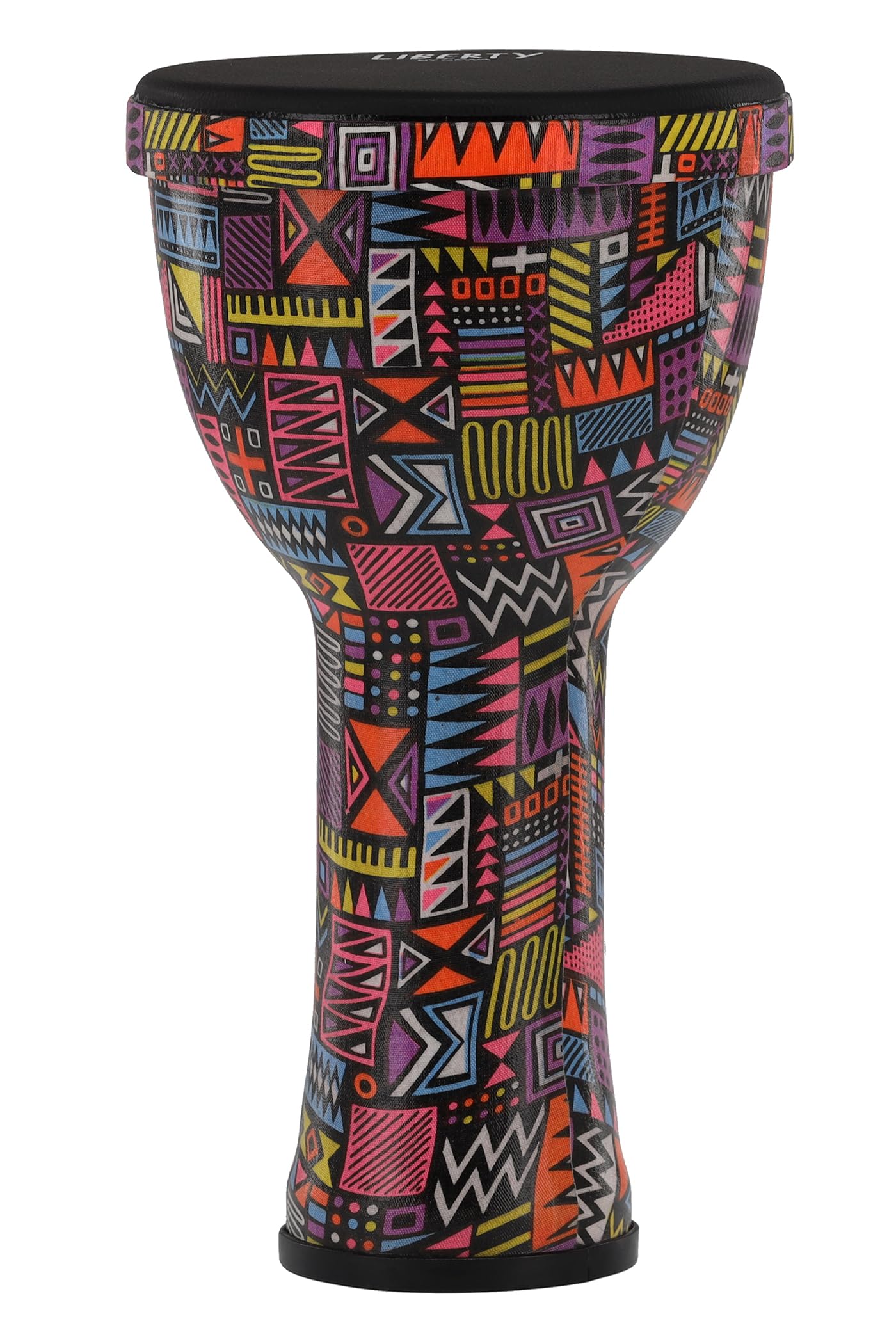 GEWA Liberty Djembé Nestable - Diámetro: 8" (20,3 cm) - Altura: 16,5" (41,2 cm) - Patrón: Abstract