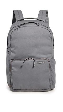 BREVITE Mens The Backpack Charcoal Grey One Size