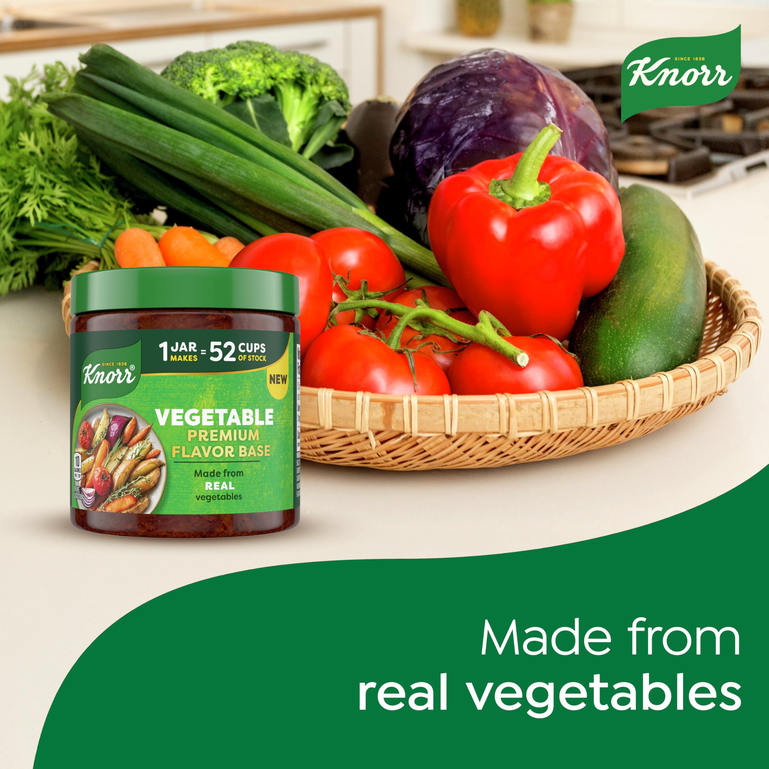 Knorr Premium Flavor Base Vegetable Versatile & Easy to Use 11 OZ