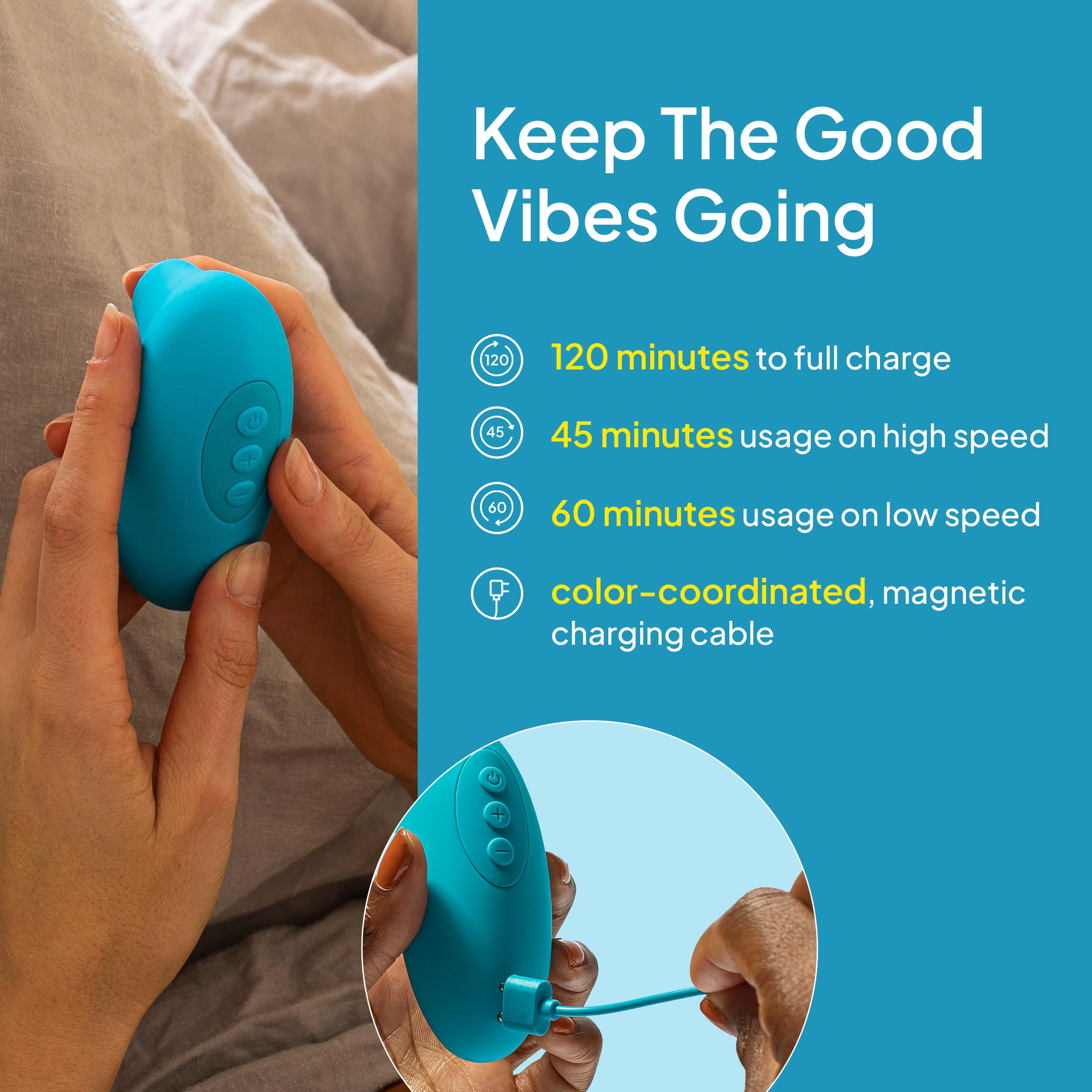 Hello Cake Star Sucker - Clitoral Stimulator with 10 Suction Modes & 10 Vibrating Modes - Body-Safe Silicone - Waterproof & Rechargeable - Adult Sex Toy for Women: Little Sucker