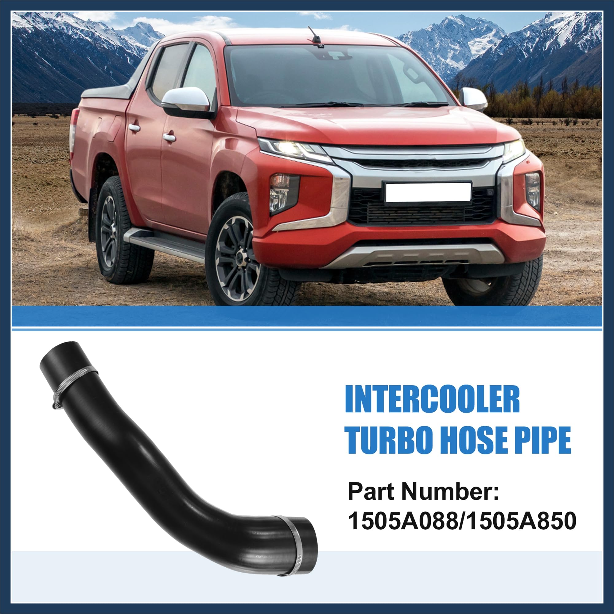 Intercooler Turbo Manguera para Mitsubishi L200 para Triton 2.5 D 2004-2016 Manguera de reparación de tubería intercooler 1505A088 1505A850 diseño elegante