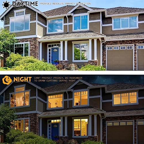 Miniatura 7 de Película de privacidad unidireccional para ventana, bloqueo de calor UV reflectante, tinte de ventana para el hogar, privacidad diurna para bloqueo