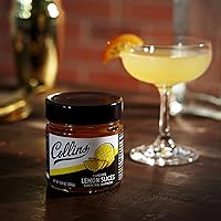 Vista 5 de Collins - Rebanadas de limón confitado en almíbar, rebanadas de fruta confitada, accesorios de bebida para cóctel, fiesta, guarnición de bebida