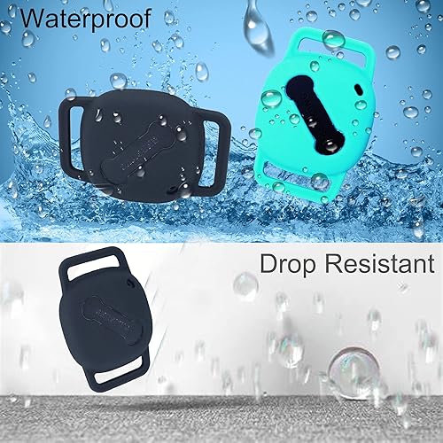 Miniatura 5 de Lofekea Sillicone - Funda para Galaxy SmartTag, 2 unidades Samsung Smarttag+Plus Finder Tracker Holder para collar de perro y mascota, soporte