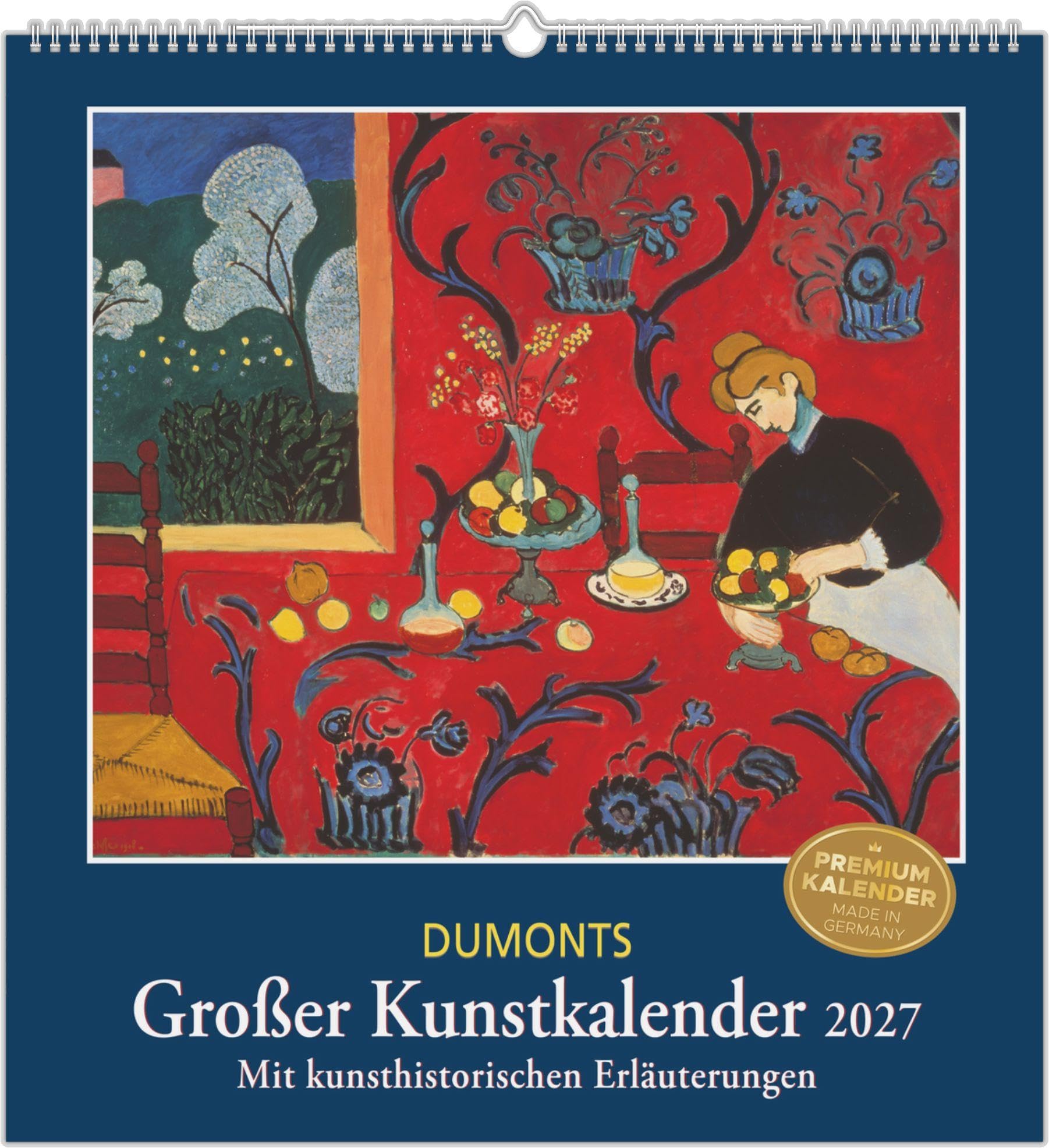 DUMONTS Großer Kunstkalender 2027: Wandkalender 45x48 cm mit Meisterwerken der Klassischen Moderne, Impressionisten und Expressionisten