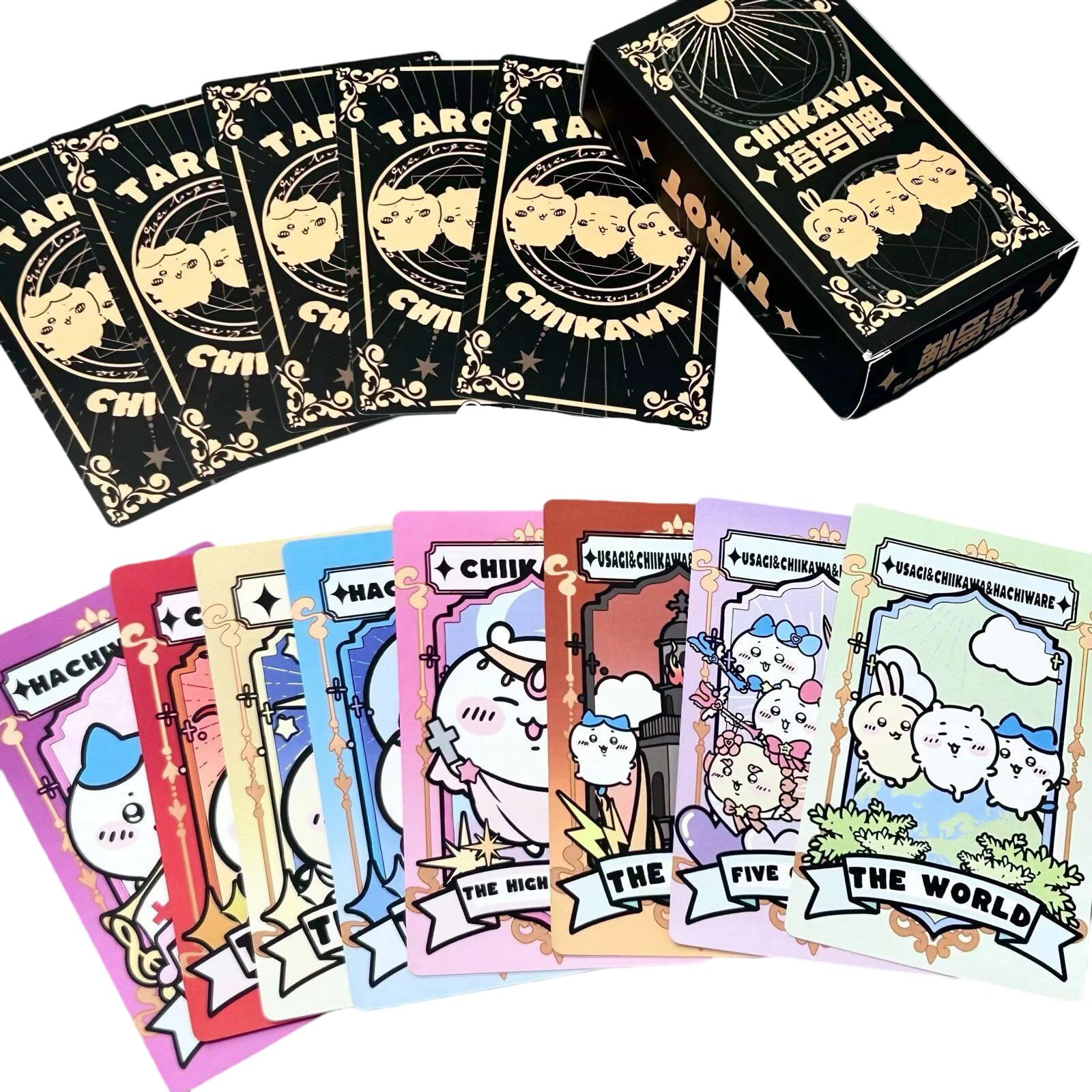 Amazon.co.jp: ちいかわ タロットカード 78枚セット ハチワレ うさぎ