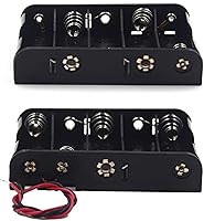 Vista 5 de Paquete de 2 5 pilas AA con cables, 5 soportes de batería AA con cables