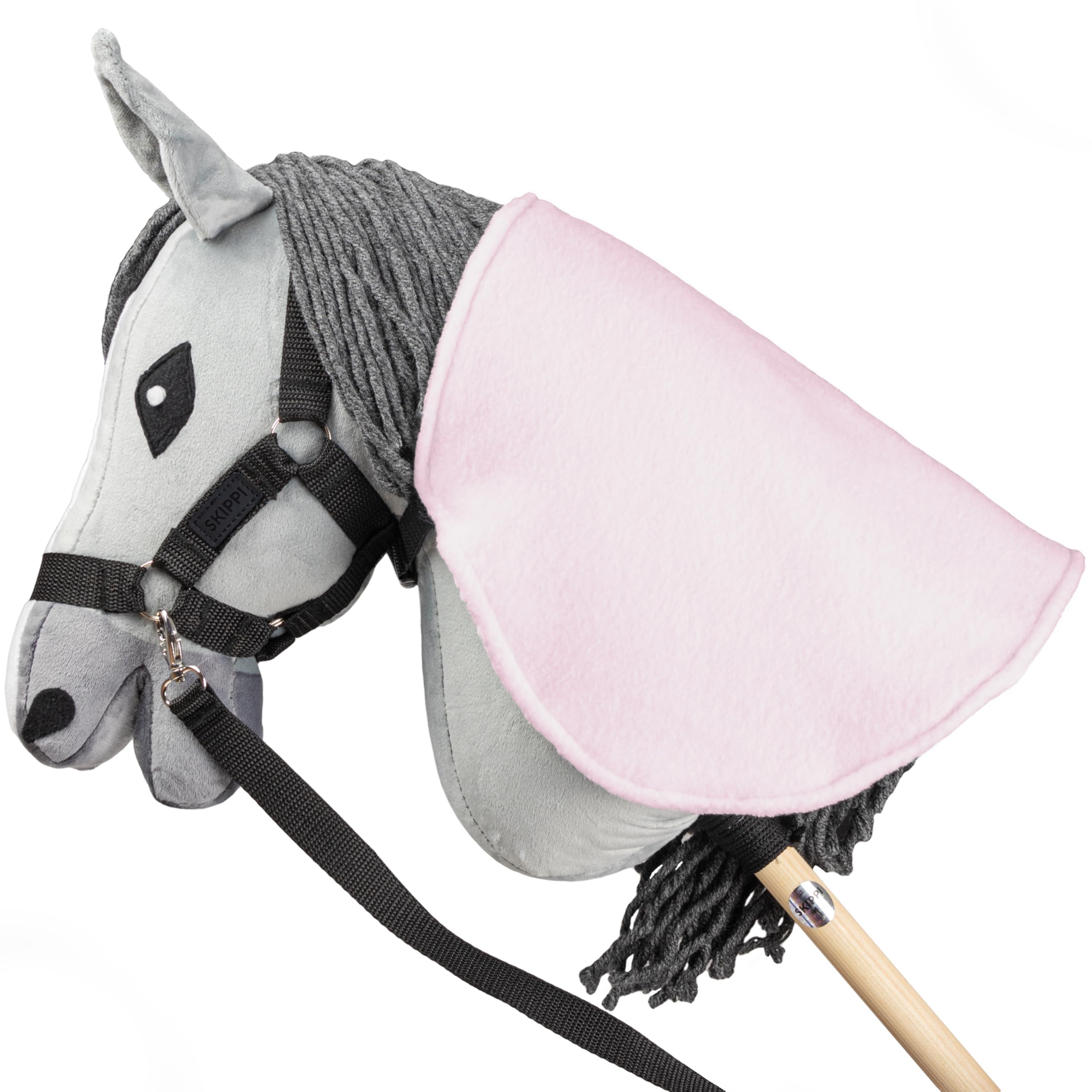 SKIPPI Derka i Nauszniki dla Hobby Horse - Różowa, Hobby Horse Akcesoria