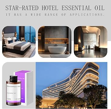 Santal Hotel Fragrance Oil 100mL, Diffuser Oil for Home Aroma