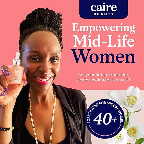 Miniatura 7 de Caire Suero de péptido de colágeno de ácido hialurónico biodisponible 'Own Your Age' para cara, ojos + cuello  0.5 fl oz