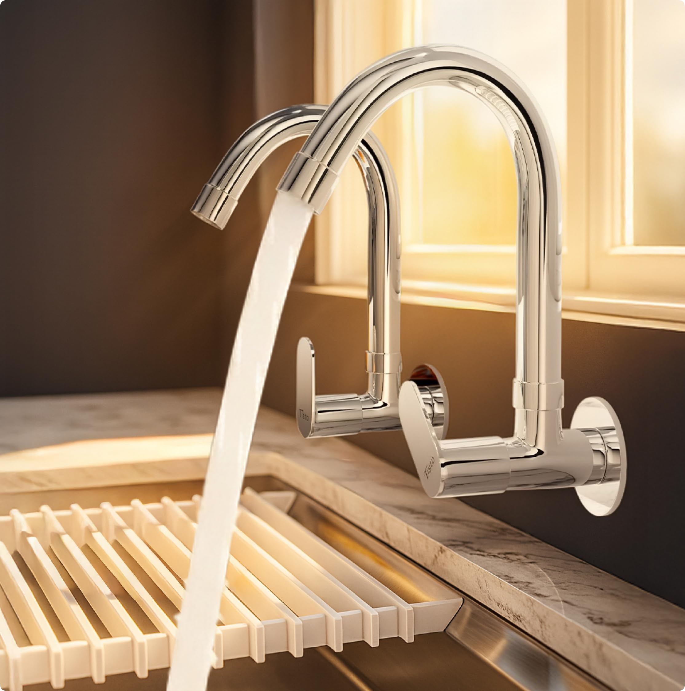 Tisto Flexis Sink Tap - 10 Year Warranty -9