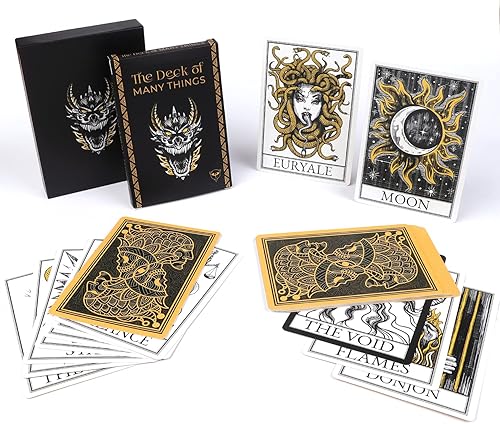 Game Master's Merchant The Deck of Many Things | Compatible con Calabozos y Dragones (D&D) Quinta Edición | para uso por Dungeon Masters y PC |