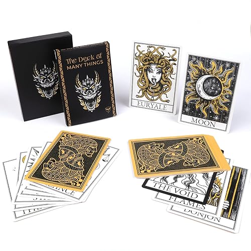 Game Master's Merchant The Deck of Many Things | Compatible with Dungeons and Dragons (D&D) Fifth Edition | for use by Dungeon Masters & PCs | 5e Accessories | DND Dice TTRPG