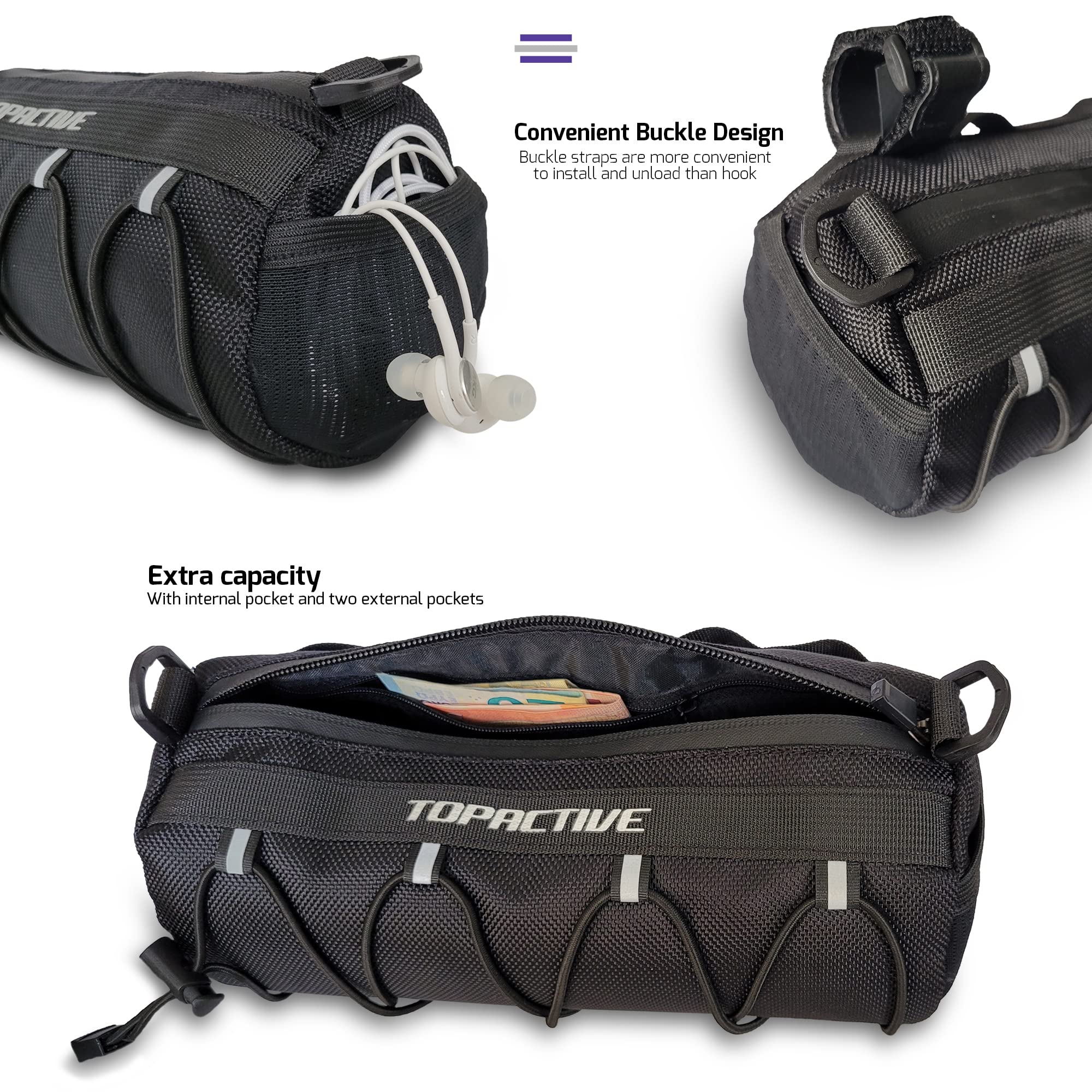 lenkertasche gravel wasserdicht Topactive Fahrrad-Lenkertasche, Rucksack für Bikepacking, wasserdicht, für Radfahren, Aufbewahrung (schwarz) Sport & Freizeit LED Mask Wäsche oder den Trockner Auswahl:Default Used BULLS Bushtail 27.5